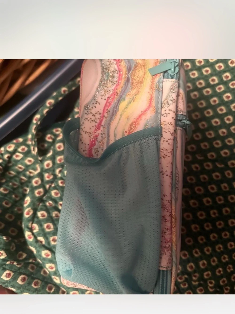 Swig Life Marble Print Cosmetic Bag in Multicolor